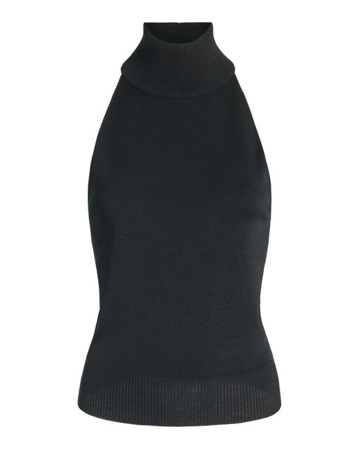 Givenchy Black Open-Back Knit Top