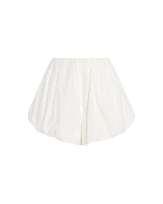 Posse White Exclusive Riviera Aurelia Cotton Shorts