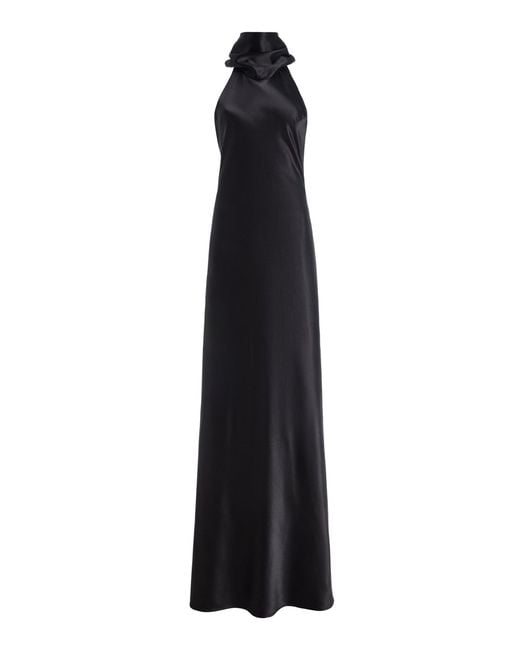 Kamperett Black Exclusive Glissade Silk Gown
