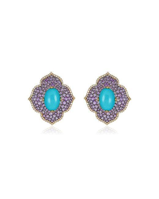 Piranesi Blue Capri Pasha Earrings