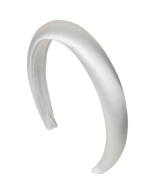 Jennifer Behr White Tori Silk Headband