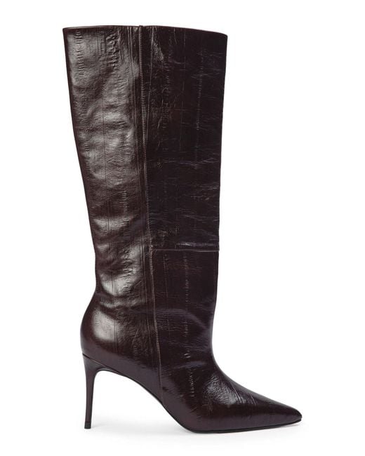 Black Suede Studio Black Kath Knee Boots
