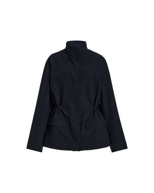The Row Blue Tanera Virgin-Wool Jacket