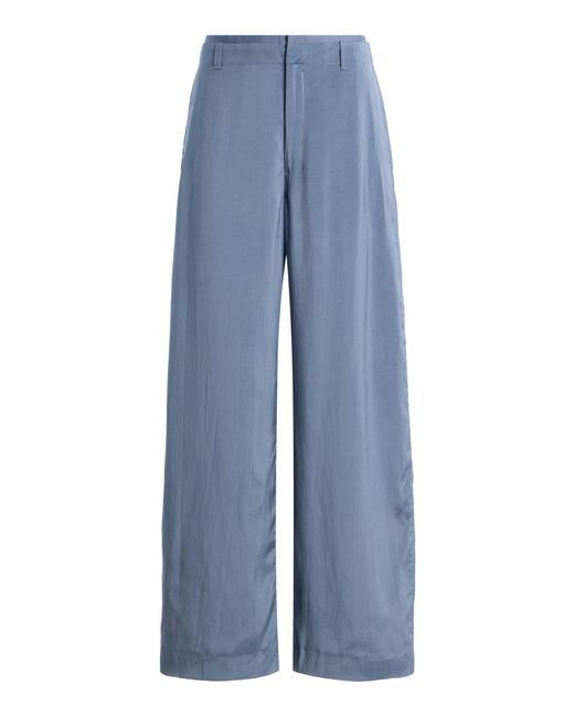 Lemaire Blue Creased Soft Pants