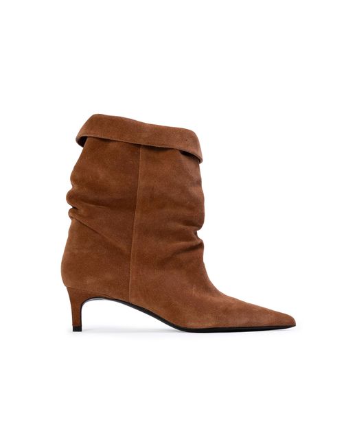 Black Suede Studio Brown Marty Suede Boots