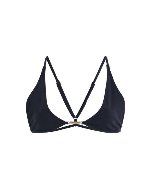 Tropic of C Black Universo Chain Bralette Bikini Top