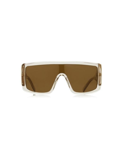 Givenchy Natural Mask-Frame Acetate Sunglasses