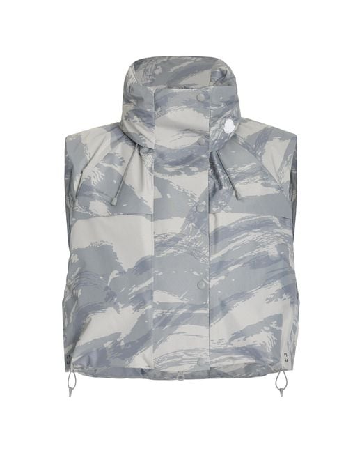 Moncler Genius Gray 4 Moncler Hyke Vanilis Cropped Camouflage Gore-tex Vest