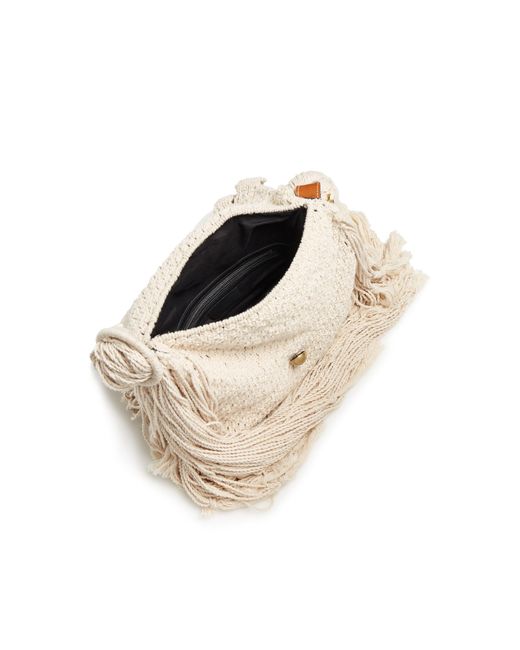 Isabel Marant Natural Naimey Cotton Shoulder Bag