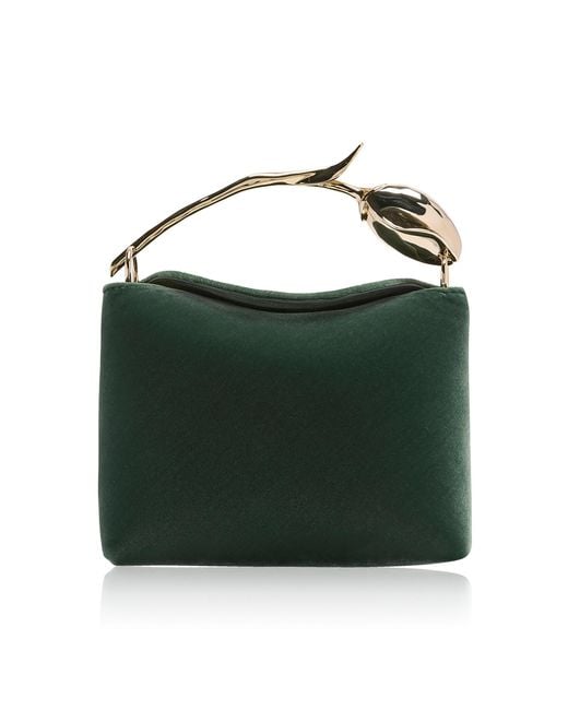 Erdem Green Mini Bloom Bag