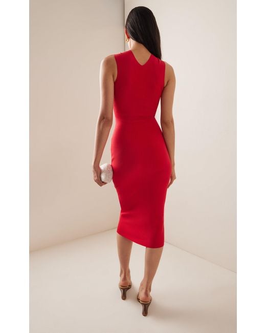 Cult Gaia Cristos Embellished Jersey Dress in Red | Lyst Cult Gaia Cristos Embellished Jersey Dress in Red | Lyst