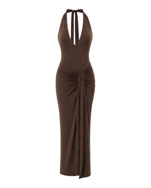 Baobab Brown Donatella Maxi Dress