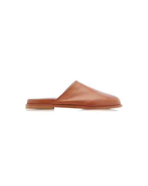 aeyde marina leather slides