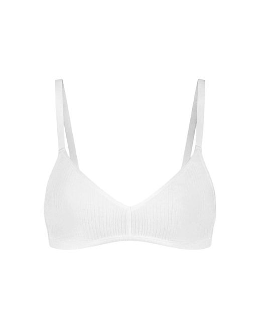 NEGATIVE White Whipped Non-Wire Bra