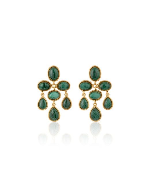 Sylvia Toledano Blue Plated Valse Earrings