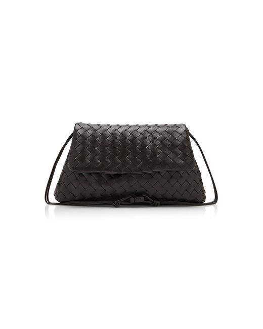 Bottega Veneta Black Giorno Intrecciato Leather Dustbag