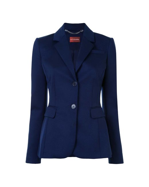 Altuzarra Blue Fenice Wool Jacket