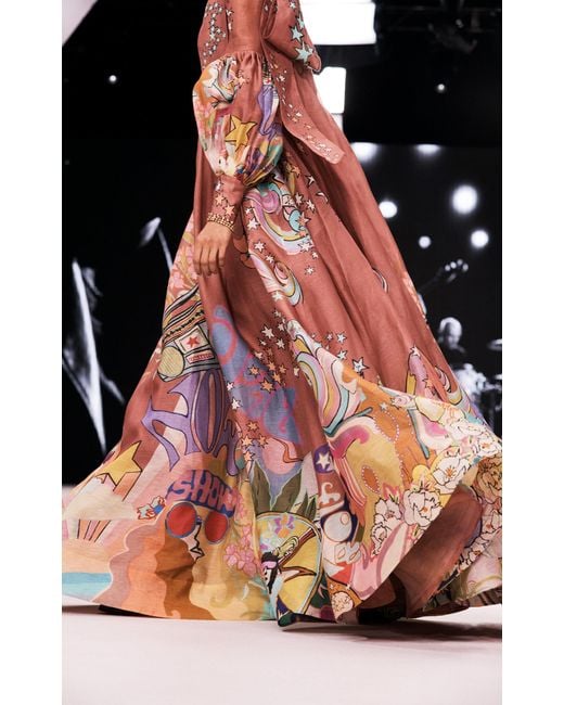 【Zimmermann】EDEN TIE NECK GOWN タイネック ガウン Zimmermann Dresses | Australian Designer Collection | Coveti