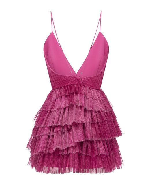 Alice McCALL Don t Be Shy Pleated Shell Dress in Pink Lyst