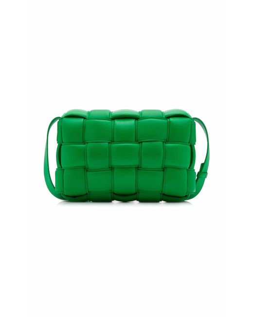 Bottega Veneta Green The Padded Cassette Leather Bag
