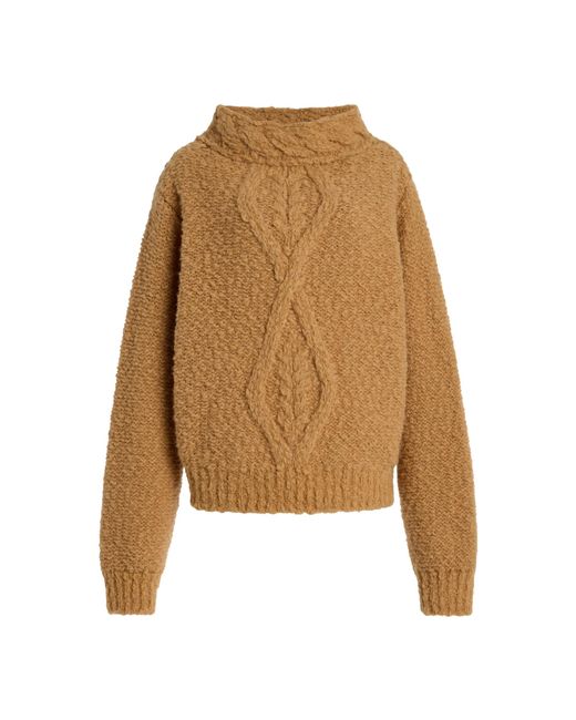 Isabel Marant Natural Romane Alpaca-Blend Sweater