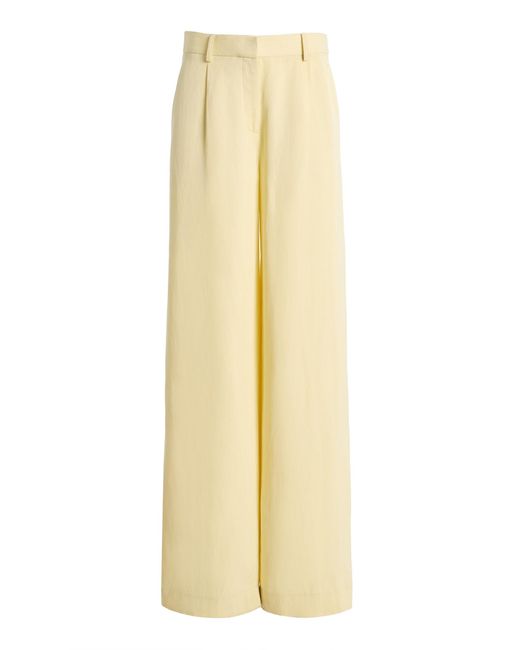 Twp White Hudson St High-Rise Straight-Leg Pants