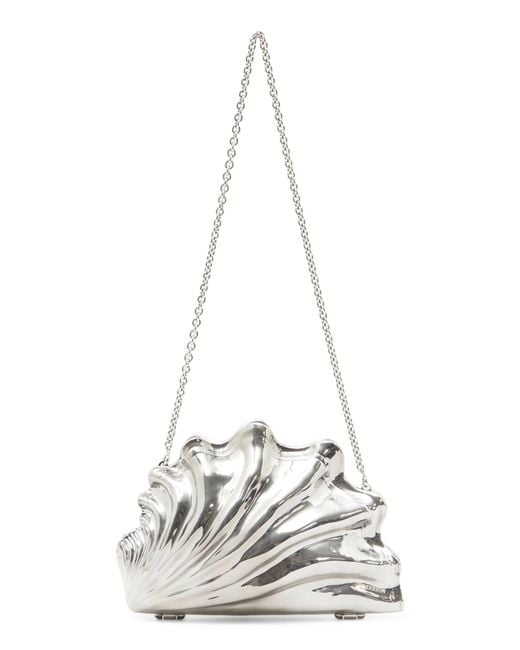 J.W. Anderson White Shell Clutch