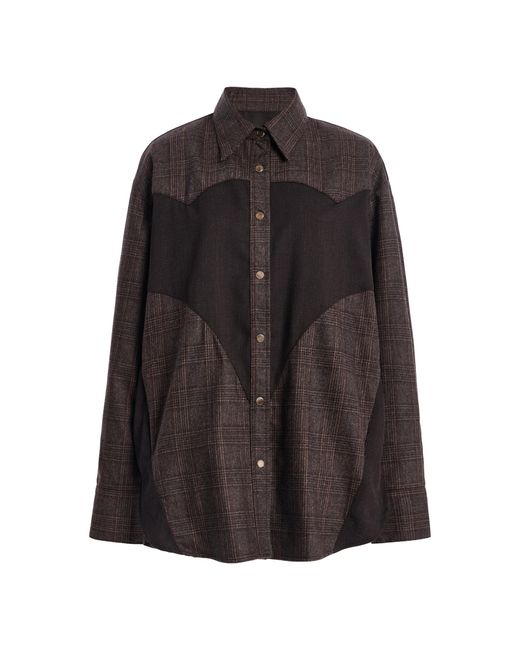 Twp Brown Austin Suiting Shirt