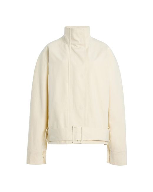 Franchise White Presley Cotton Jacket