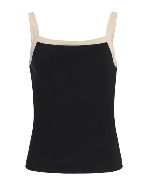 Flore Flore Black Exclusive Riviera May Cotton Cami Top