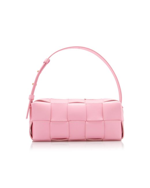 Bottega Veneta Pink Brick Cassette Leather Bag