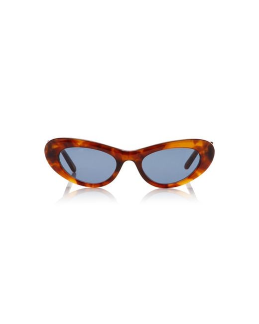 Loewe Blue Tortoiseshell Acetate Sunglasses