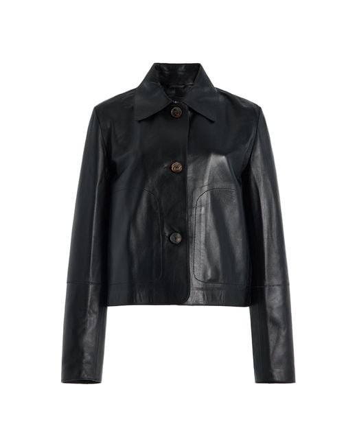Arma Black Emy Leather Jacket