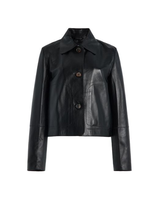 Arma Black Emy Leather Jacket