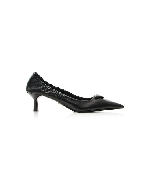 Prada Black Leather Pumps