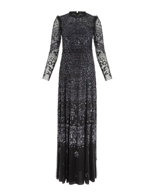 Needle & Thread Black Aurora Gown
