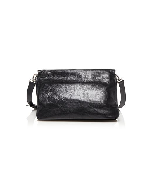 Balenciaga Black Bb Chain-detailed Leather Shoulder Bag