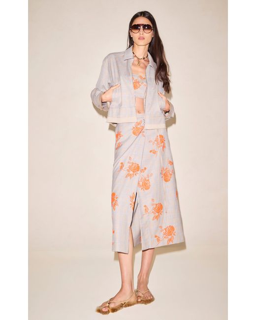 Alexis Pink Indy Midi Skirt