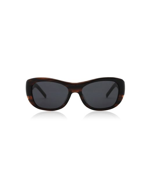 St. Agni Black 90S Square Sunglasses
