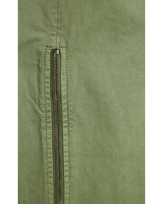 Stella McCartney Green Cotton Wide-leg Cargo Pants