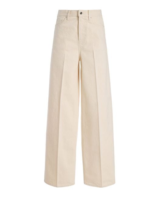 Totême  White Wide-Leg Jeans