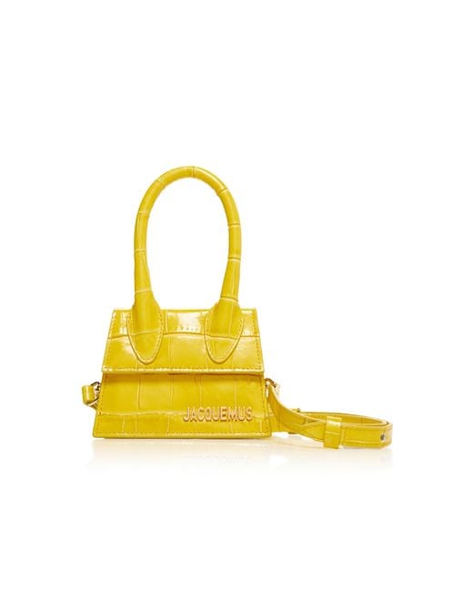 Jacquemus Yellow Le Chiquito Leather Mini Bag