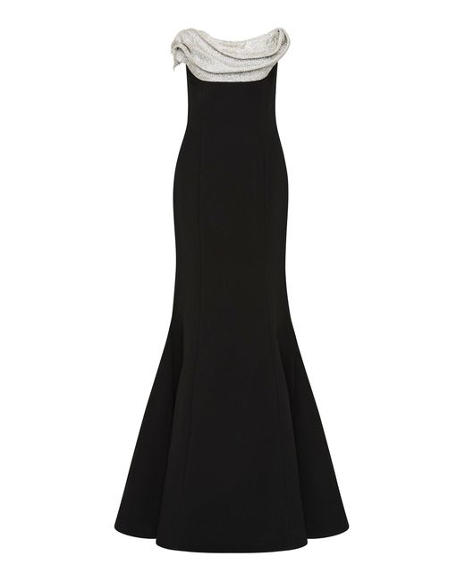 Rachel Gilbert Black Josephine Gown