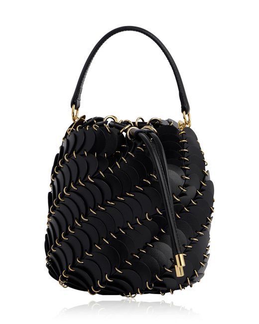 Rabanne Black Paco Bucket Bag