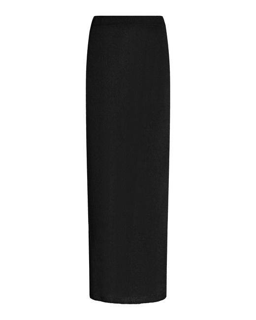 Solid & Striped Black X Sofia Richie Grainge Exclusive The Freda Cotton Maxi Skirt
