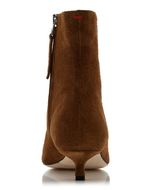 Aeyde Brown Sofie Suede Ankle Boots