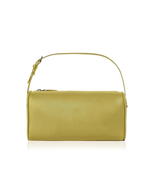 The Row Yellow 90's Leather Top Handle Bag