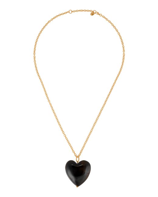 Sylvia Toledano Black Plated Cupidon Pendant