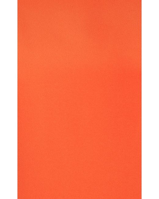 Brandon Maxwell Exclusive Midi Dress In Orange
