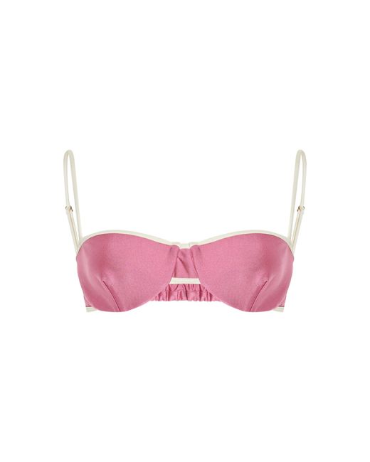 Juillet Pink Exclusive Ingrid Balconette Bikini Top